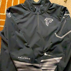 Atlanta Falcons Nike Platinum 1/4 Zip Jacket Sz S